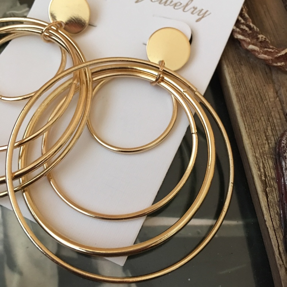 Large Circle Earrings